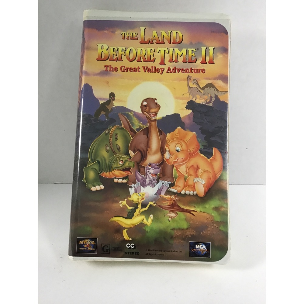 The Land Before Time II The Great Valley Adventure VHS 1994 MCA Universal 82142